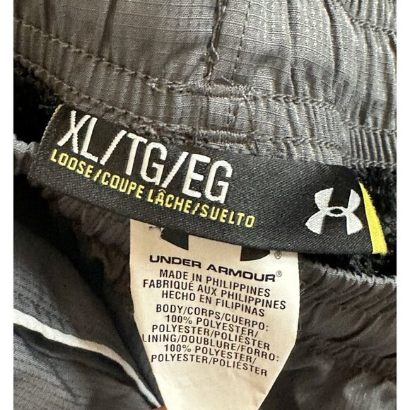 Under Armour Men's XL Windbreaker Pants Joggers Gray Ankle Zip - Picture 8 of 12